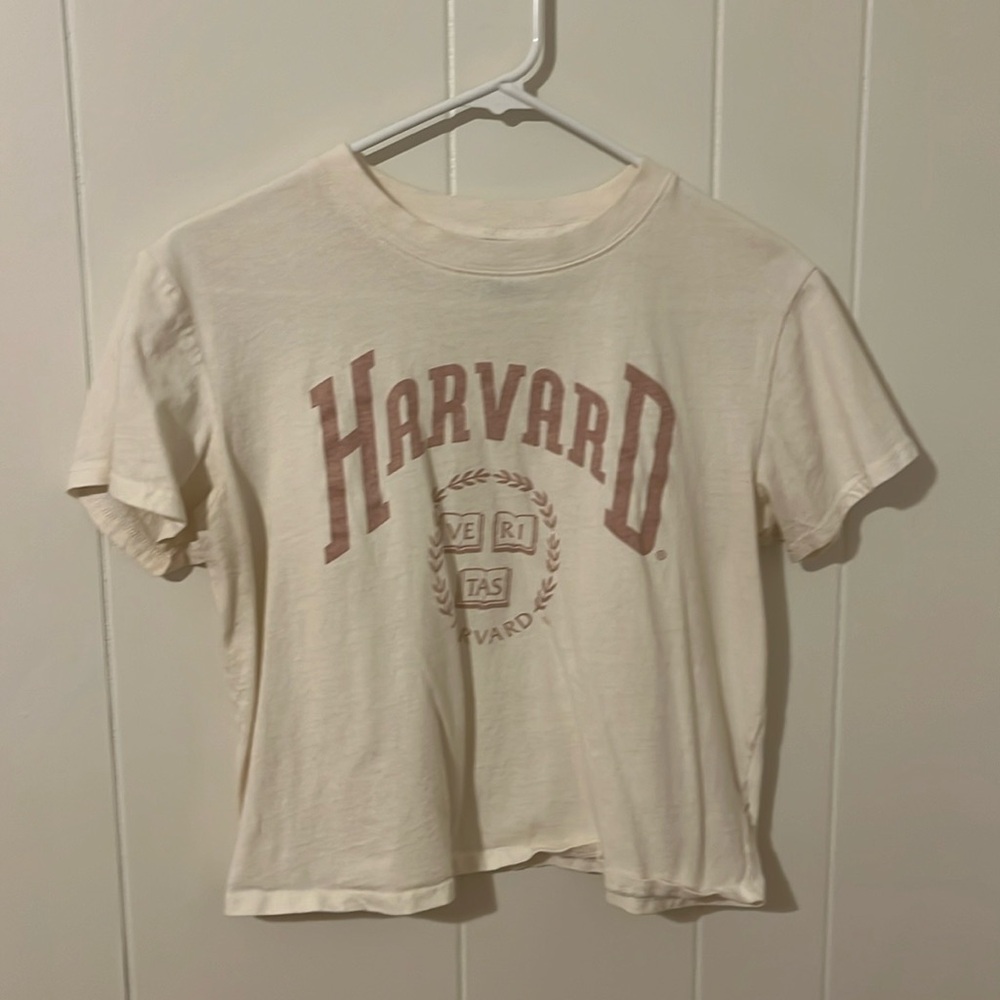 H&M Harvard Crop Tee